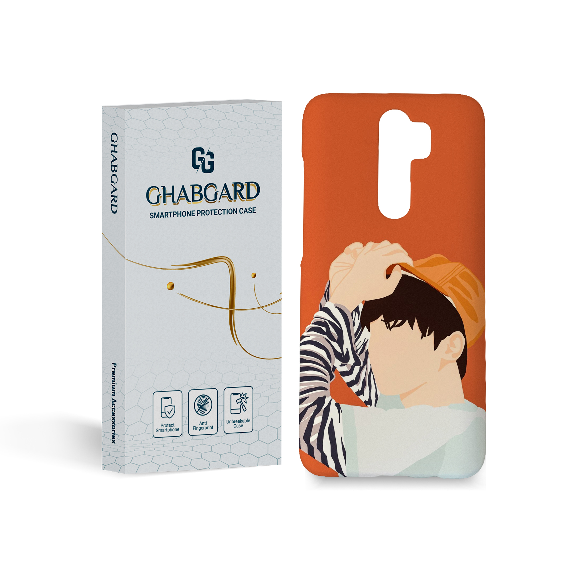 کاور قاب گارد مدل پسرانه مناسب برای گوشی موبایل شیائومی redmi note 8 pro 