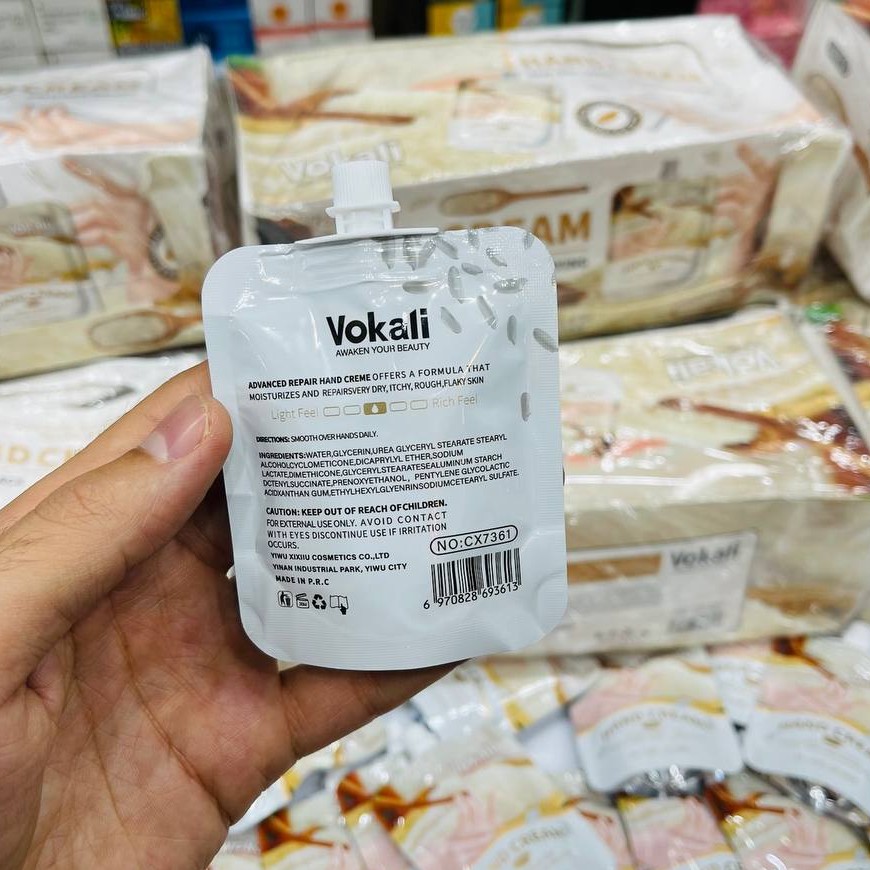 کرم مرطوب کننده دست برنج وکالی vokali اورجینال