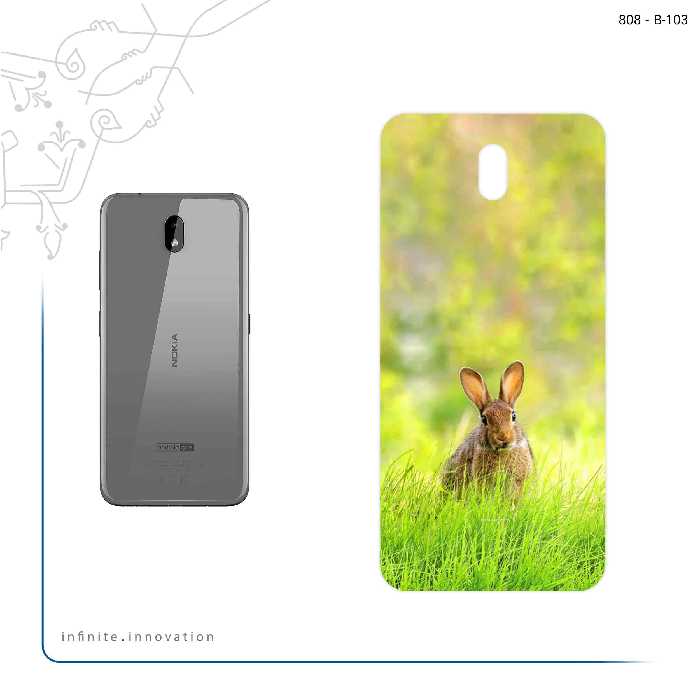 برچسب پوششی ماهوت مدل Rabbit مناسب برای گوشی موبایل نوکیا 3.2 TA-1156