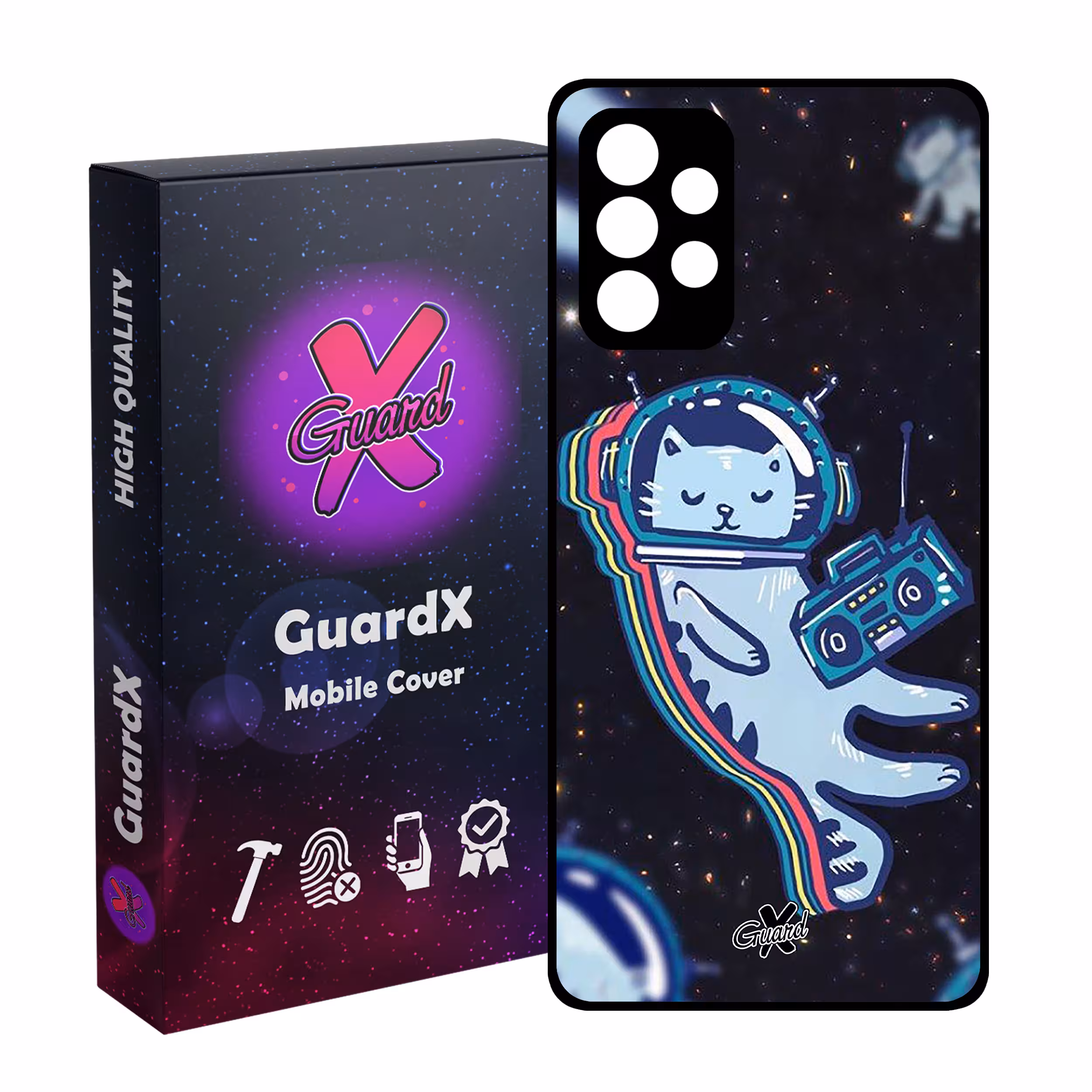 کاور گارد ایکس طرح Galaxy مدل Glass10072 مناسب برای گوشی موبایل سامسونگ Galaxy A52