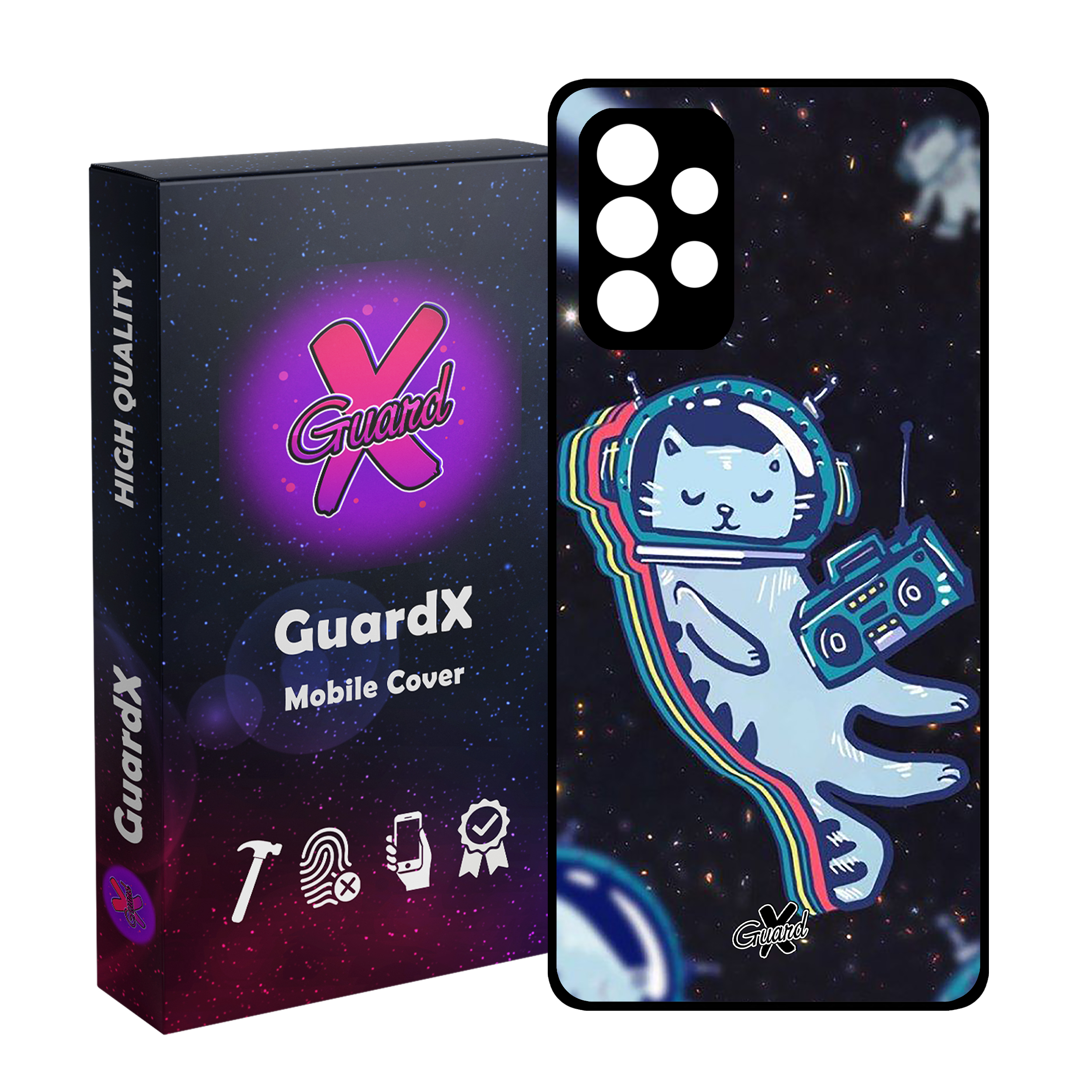 کاور گارد ایکس طرح Galaxy مدل Glass10072 مناسب برای گوشی موبایل سامسونگ Galaxy A52