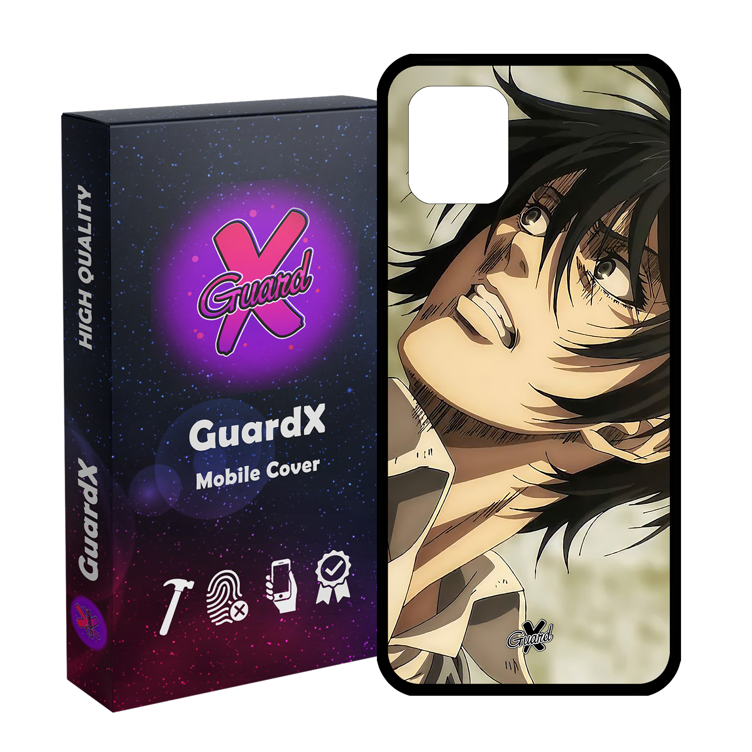 کاور گارد ایکس طرح میکاسا انیمه مدل Glass10546 مناسب برای گوشی موبایل سامسونگ Galaxy Note 10 Lite / A81