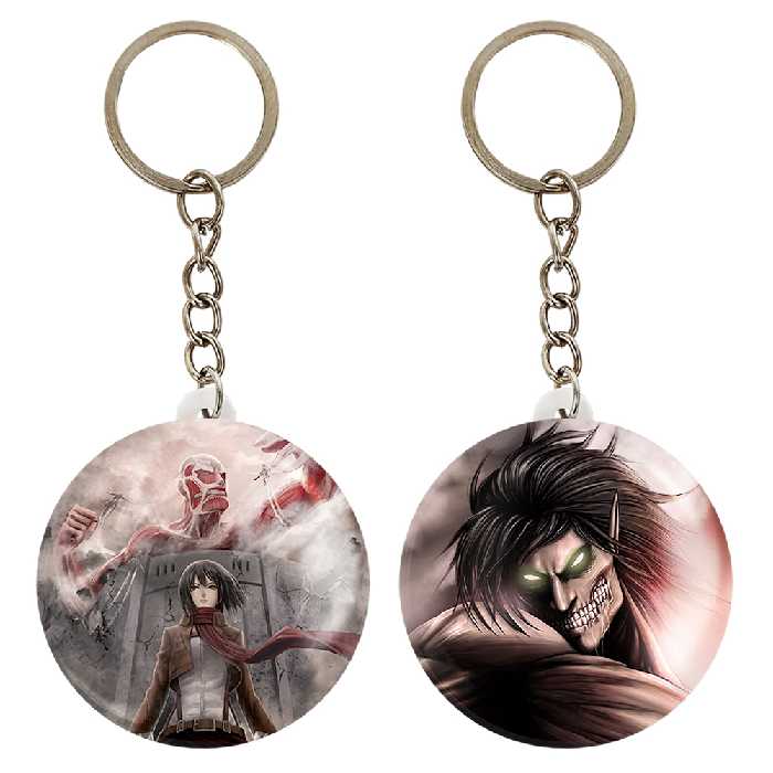 جاکلیدی خندالو مدل تایتان ارن و میکاسا و تایتان غول آسا انیمه اتک آن تایتان کد 1099210995 مجموعه 2 عددی 