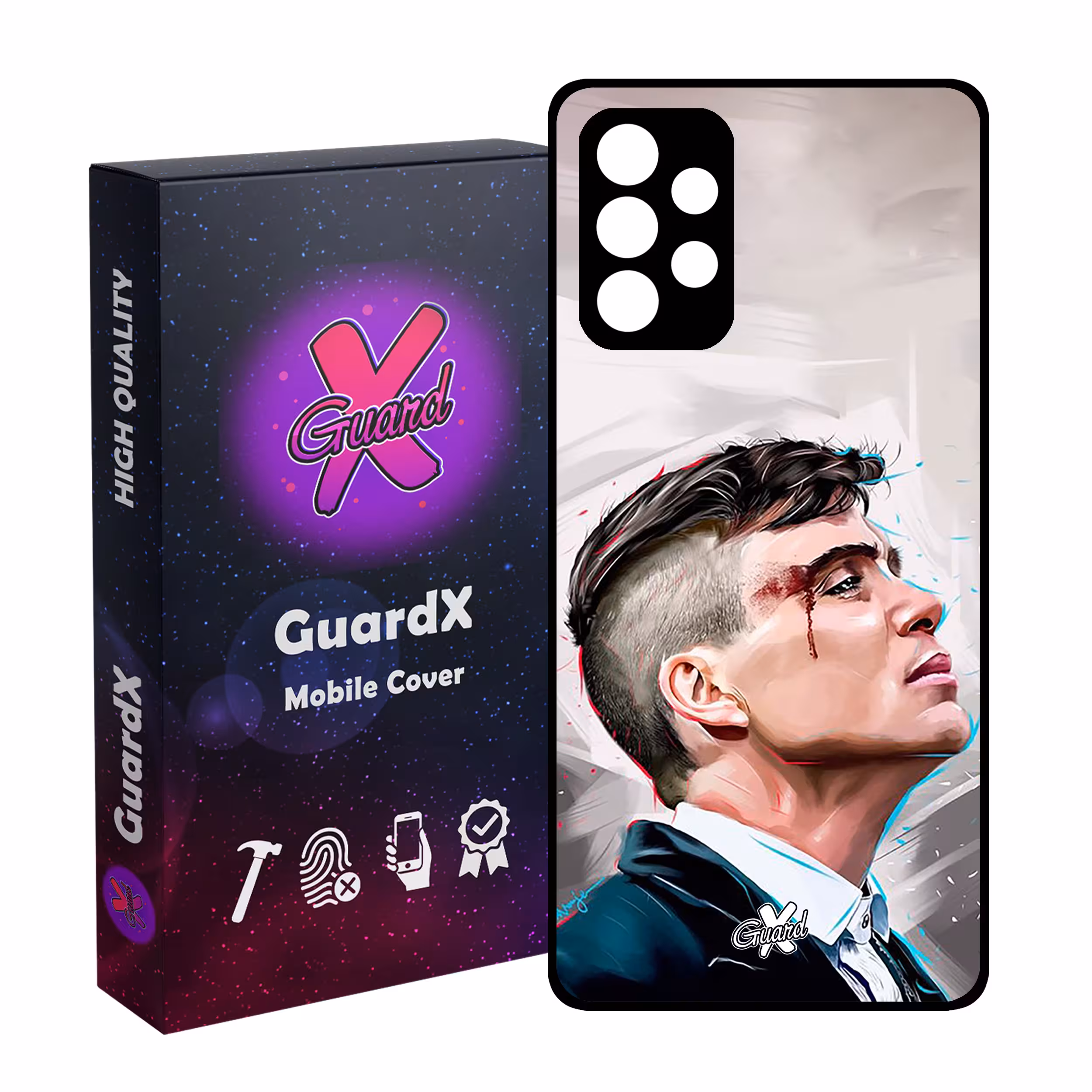 کاور گارد ایکس طرح Peaky Blinders مدل Glass10032 مناسب برای گوشی موبایل سامسونگ Galaxy A32 5G