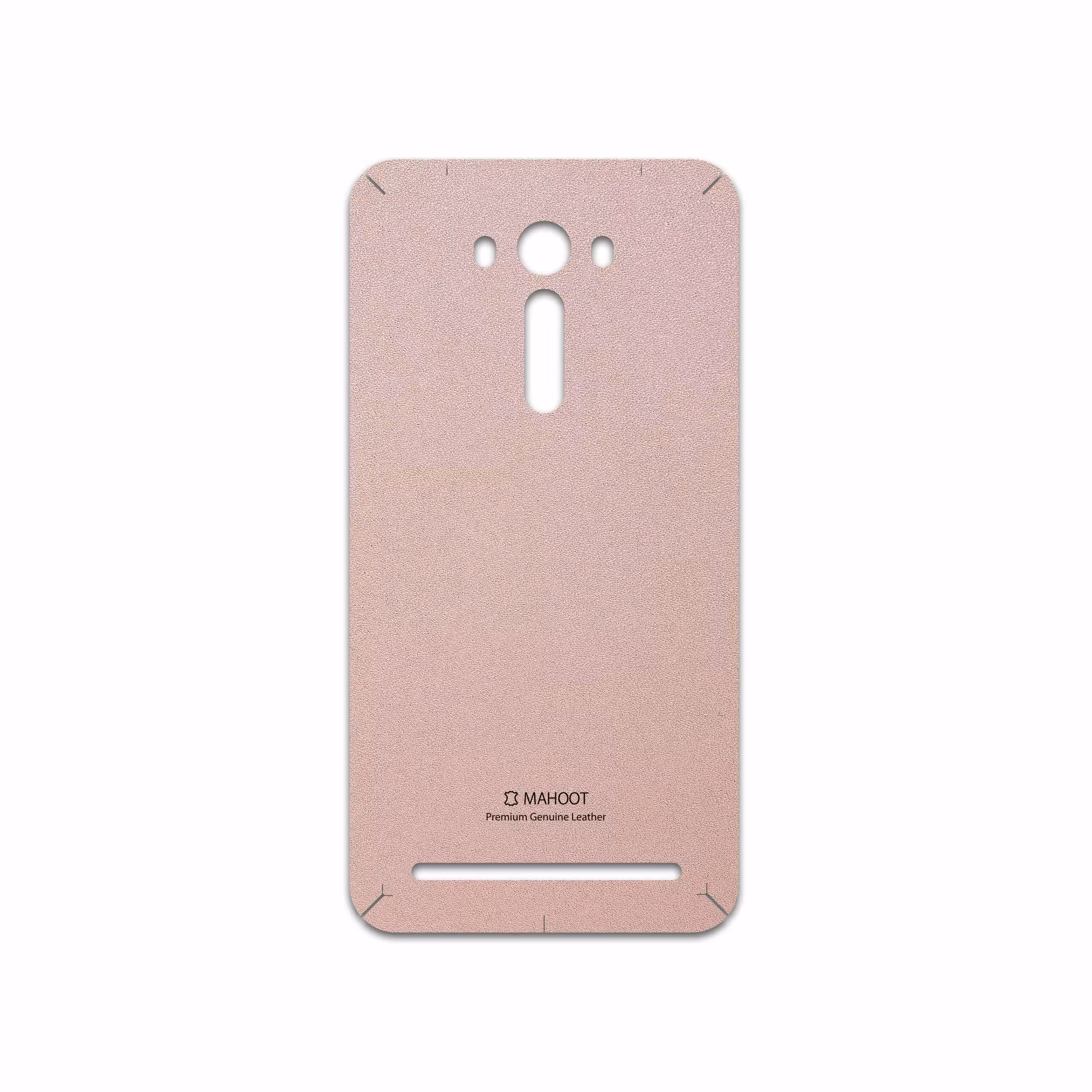 برچسب پوششی ماهوت مدل Rose Gold Leather مناسب برای گوشی موبایل ایسوس Zenfone 2 Laser