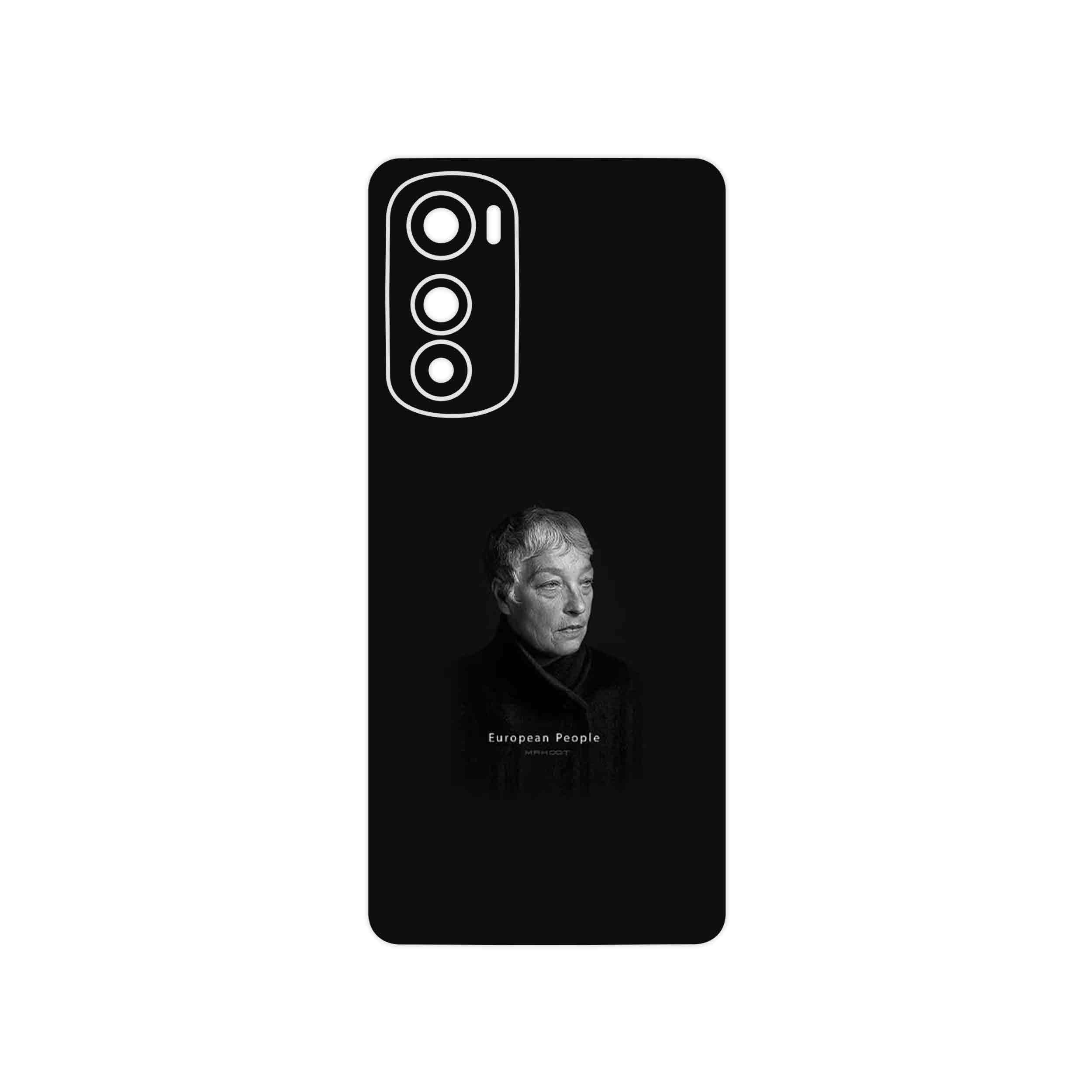 برچسب پوششی ماهوت مدل Portrait of a European Woman مناسب برای گوشی موبایل موتورولا Edge 30