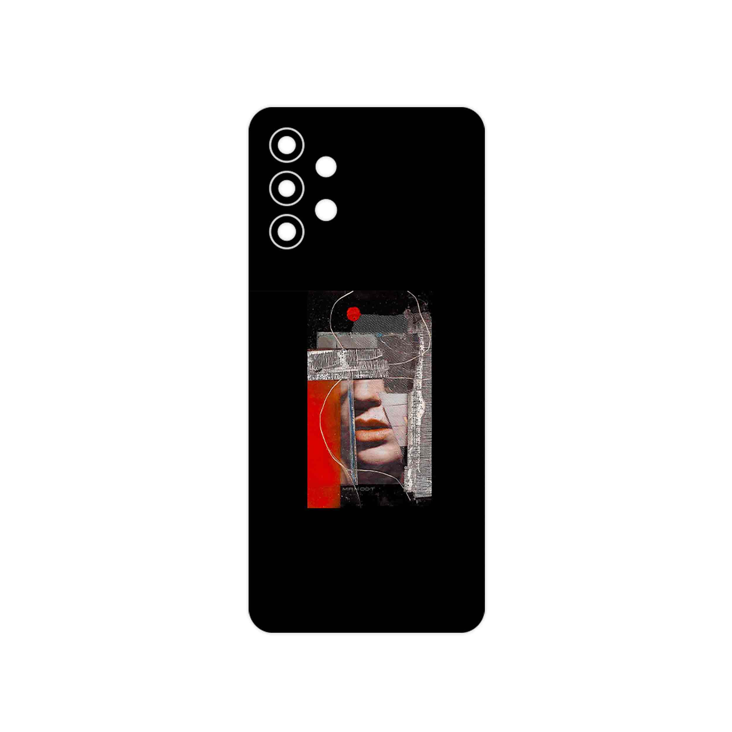 برچسب پوششی ماهوت مدل Collage of Mouth مناسب برای گوشی موبایل سامسونگ Galaxy A32