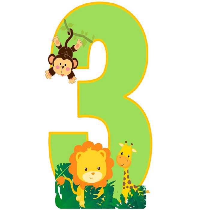 استند رومیزی تولد طرح 3 مدل حیوانات جنگل کد JNGLN301S30