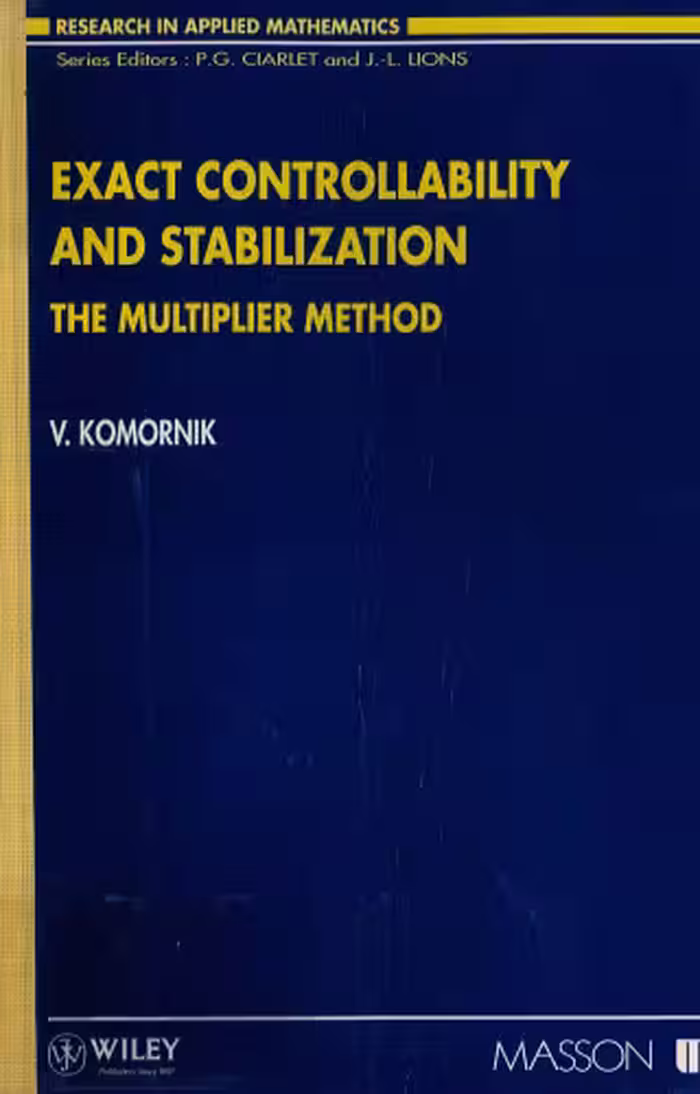 خرید و دانلود نسخه کامل کتاب Exact Controllability and Stabilization: The Multiplier Method