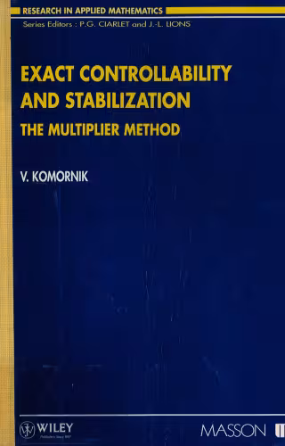 خرید و دانلود نسخه کامل کتاب Exact Controllability and Stabilization: The Multiplier Method