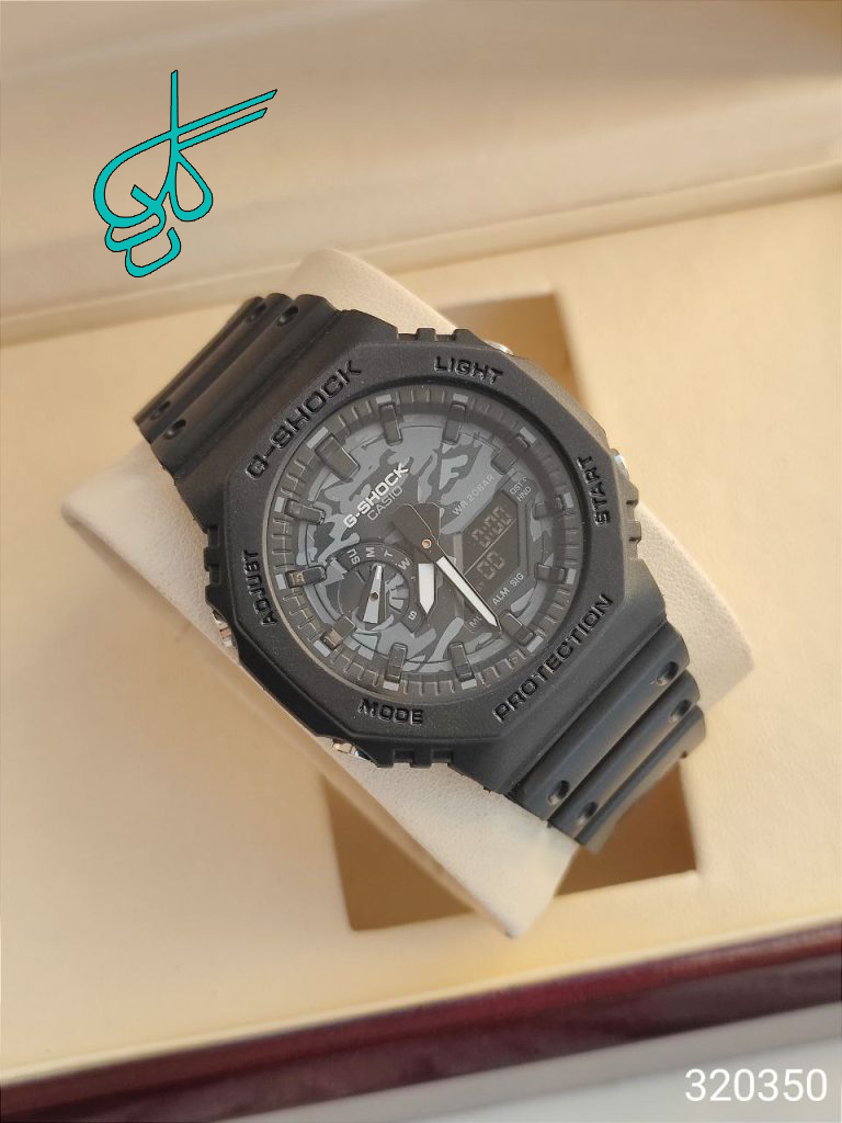 خرید ساعت جی شاک های‌کپی درجه یک دو زمانه کرنومتردار آلارم دار و تقویم دار کد 1915650 - ردگل