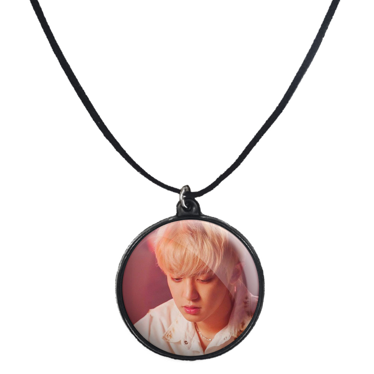 گردنبند پرمانه طرح exo کد pmb.13824 مدل دو طرفه