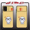 کاور لاین کینگ مدل YELLOWIMOJI J2 مناسب برای گوشی موبایل سامسونگ Galaxy A22 4G به همراه پایه نگهدارنده