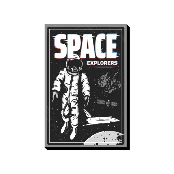 تابلو شاسی مدل ناسا و فضا طرح فضانورد کد nasa-jm37