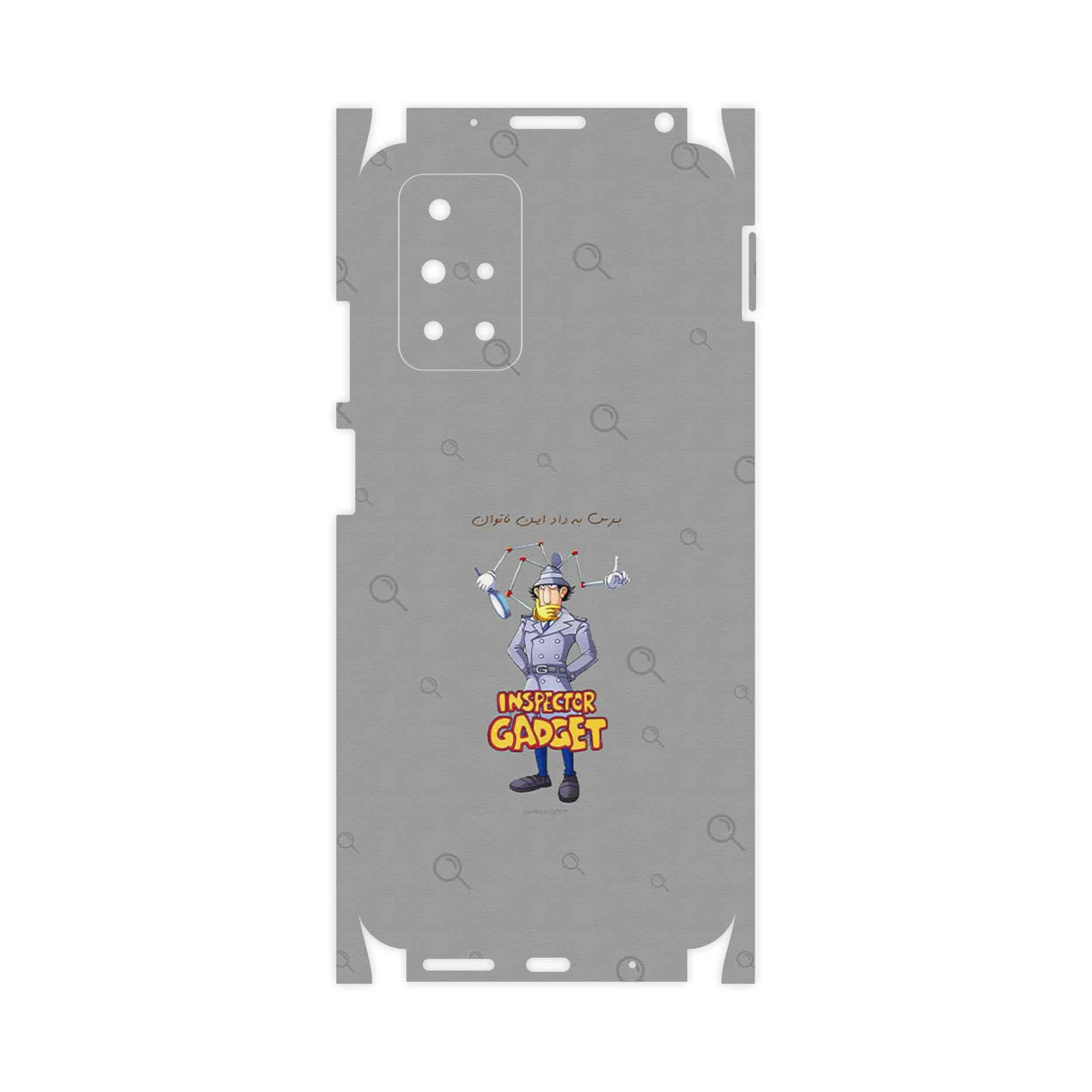 برچسب پوششی ماهوت مدل Inspector Gadget-FullSkin مناسب برای گوشی موبایل شیائومی Redmi 10 Prime