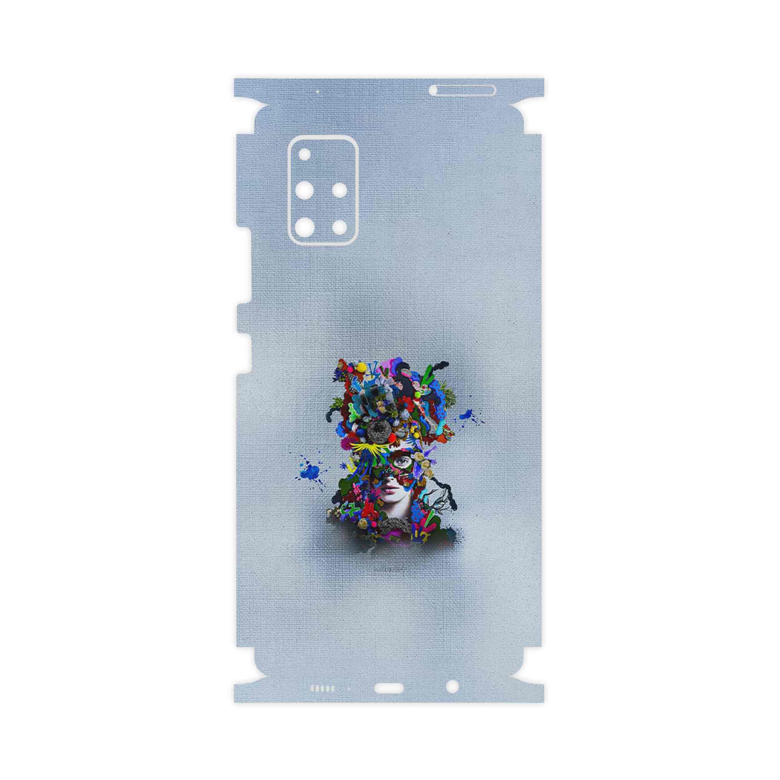 برچسب پوششی ماهوت مدل Collage of surreal Portrait of Women 4-FullSkin مناسب برای گوشی موبایل سامسونگ Galaxy A71 5G