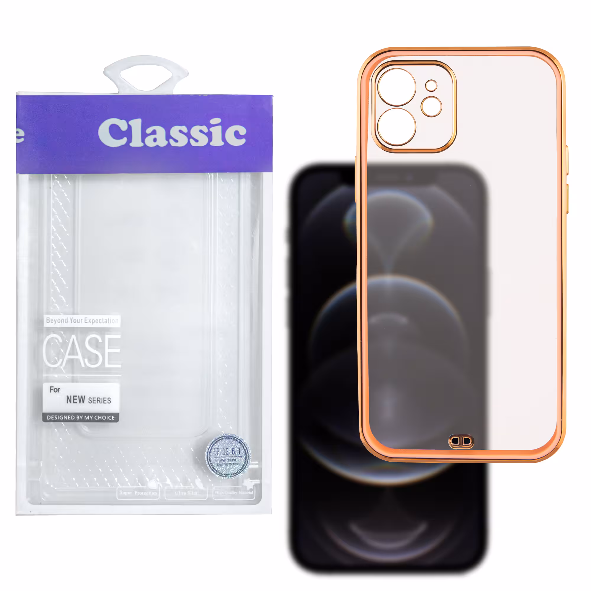 کاور کلاسیک مدل لاکچری کد KHO.225 مناسب برای گوشی موبایل اپل Iphone 12