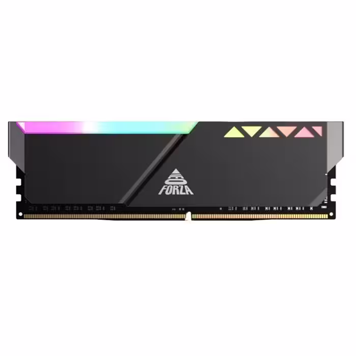 رم کامپیوتر DDR5 تک کاناله 5200 مگاهرتز CL40 نئو فورزا مدل Trinity RGB ظرفیت 16 گیگابایت