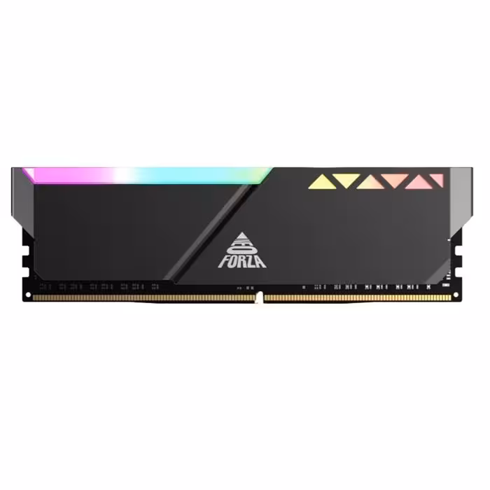 رم کامپیوتر DDR5 تک کاناله 5200 مگاهرتز CL40 نئو فورزا مدل Trinity RGB ظرفیت 16 گیگابایت