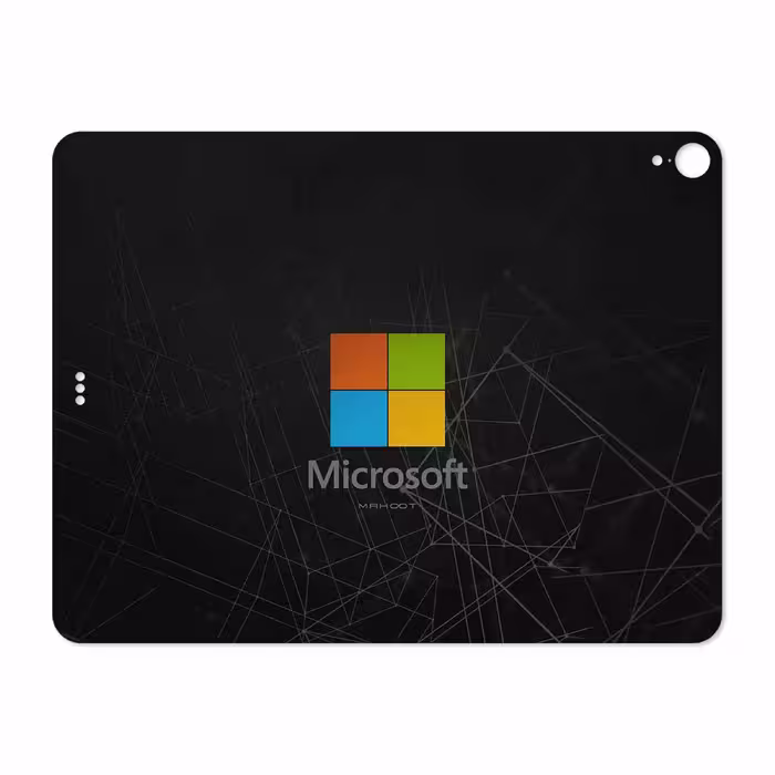 برچسب پوششی ماهوت مدل Microsoft-Logo مناسب برای تبلت اپل iPad Pro 12.9 (GEN 3) 2018 A1876