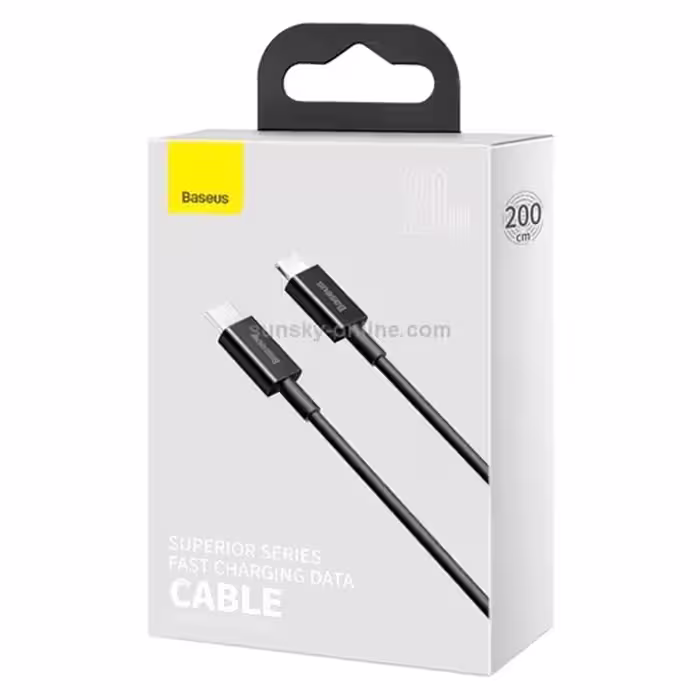 کابل Type C به لایتنینگ فست شارژ 20 وات بیسوس 2متر Baseus Superior PD CATLYS-C01
