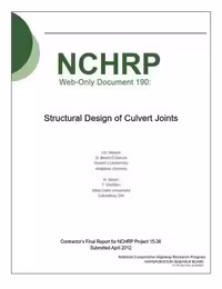 󾕇 دانلود کتاب Moore I. D., Structural Design of Culvert Joints, 2012 - دانلود کتاب های دانشگاهی