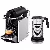 اسپرسو ساز نسپرسو پیکسی دلونگی نقره ای مدل EN127.S با کف شیرساز Aeroccino 4