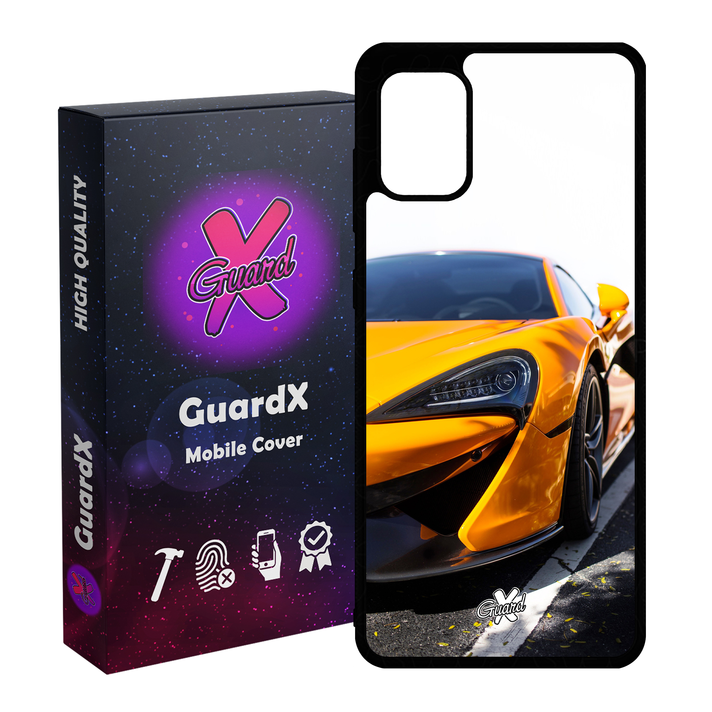 کاور گارد ایکس طرح خودرو مدل Glass10193 مناسب برای گوشی موبایل سامسونگ Galaxy A71