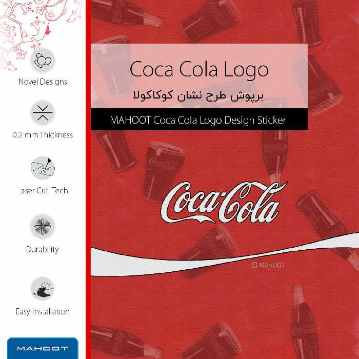 برچسب پوششی ماهوت مدل Coca-Cola-Logo-FullSkin مناسب برای گوشی موبایل شیائومی Redmi 10A