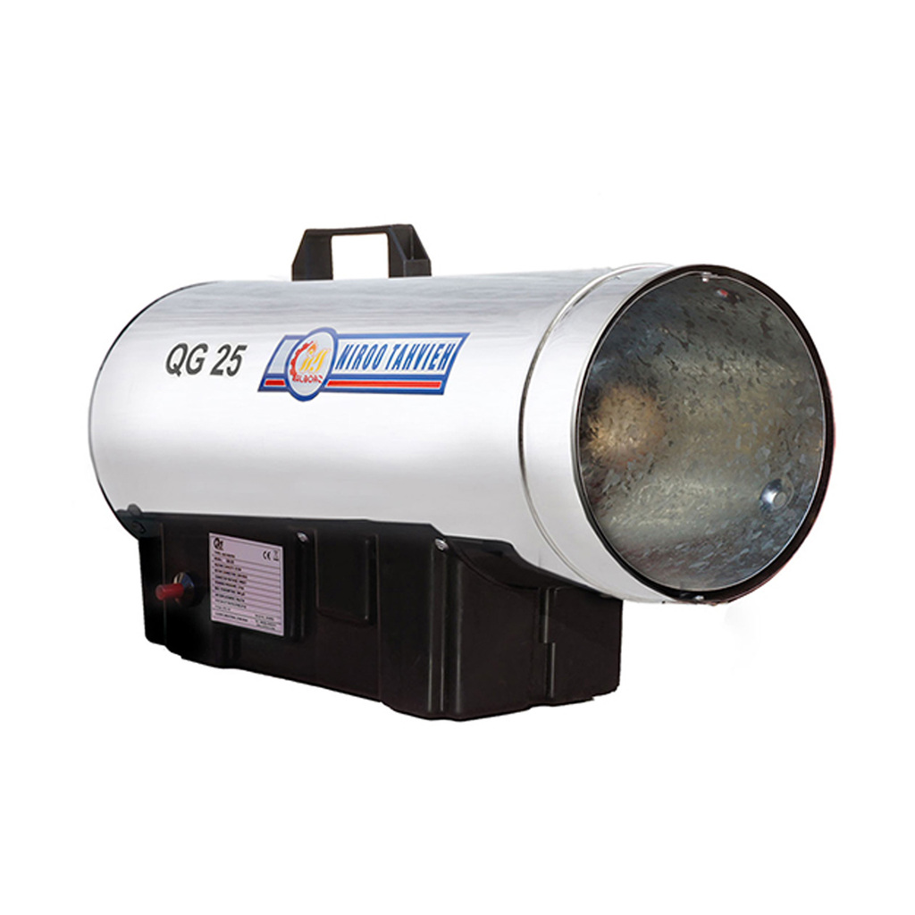 جت هیتر 25 کیلووات گاز شهری نیرو تهویه البرز مدل QG-251