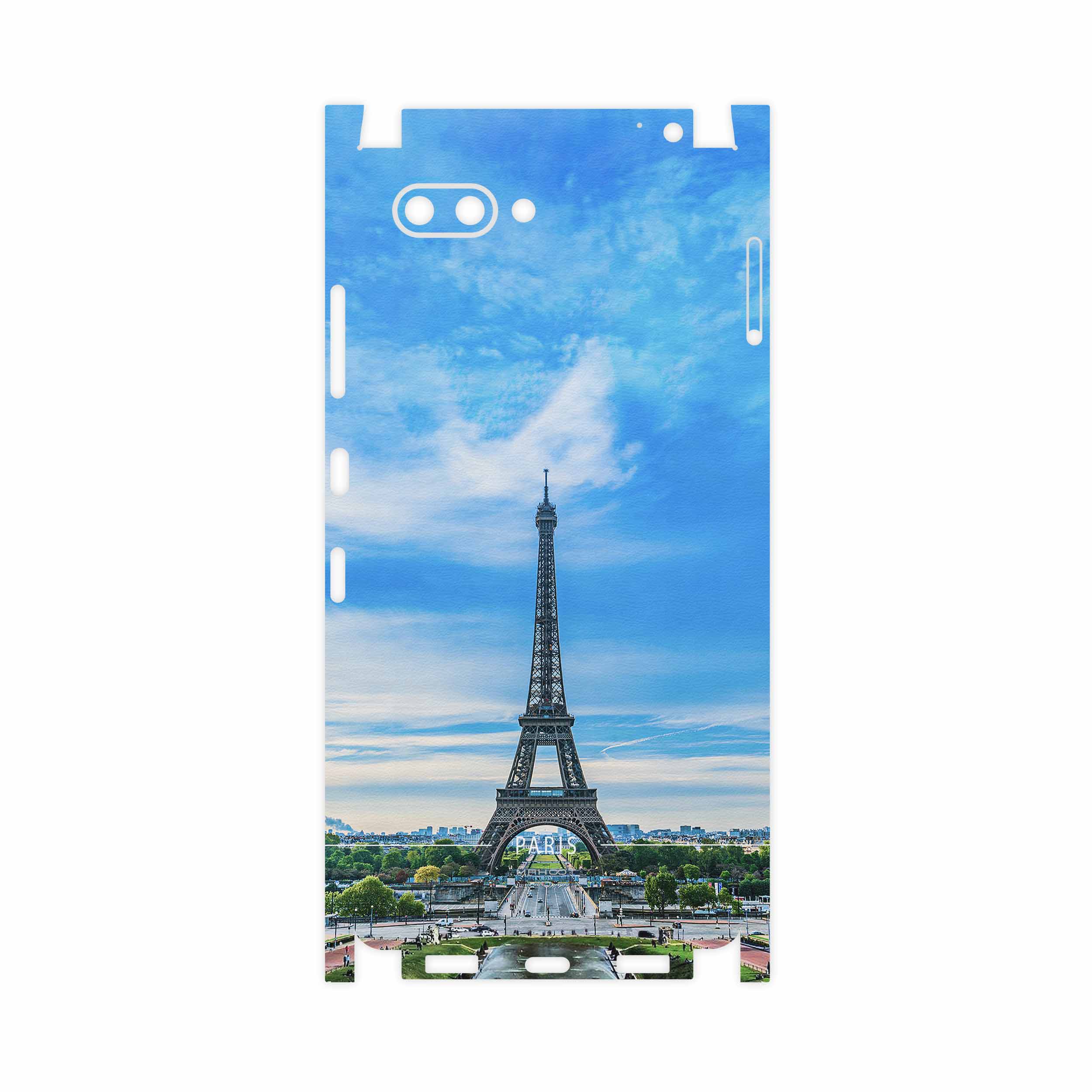 برچسب پوششی ماهوت مدل Paris City-FullSkin مناسب برای گوشی موبایل بلک بری Key 2