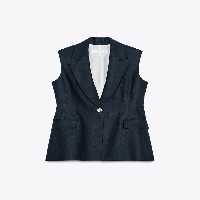 جلیقه زنانه زارا LONG LINEN BLEND WAISTCOAT | تهران زارا TehranZara