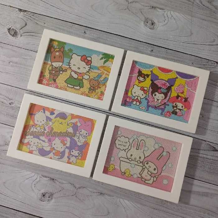 نقاشی الماسی قاب دار کارتونی