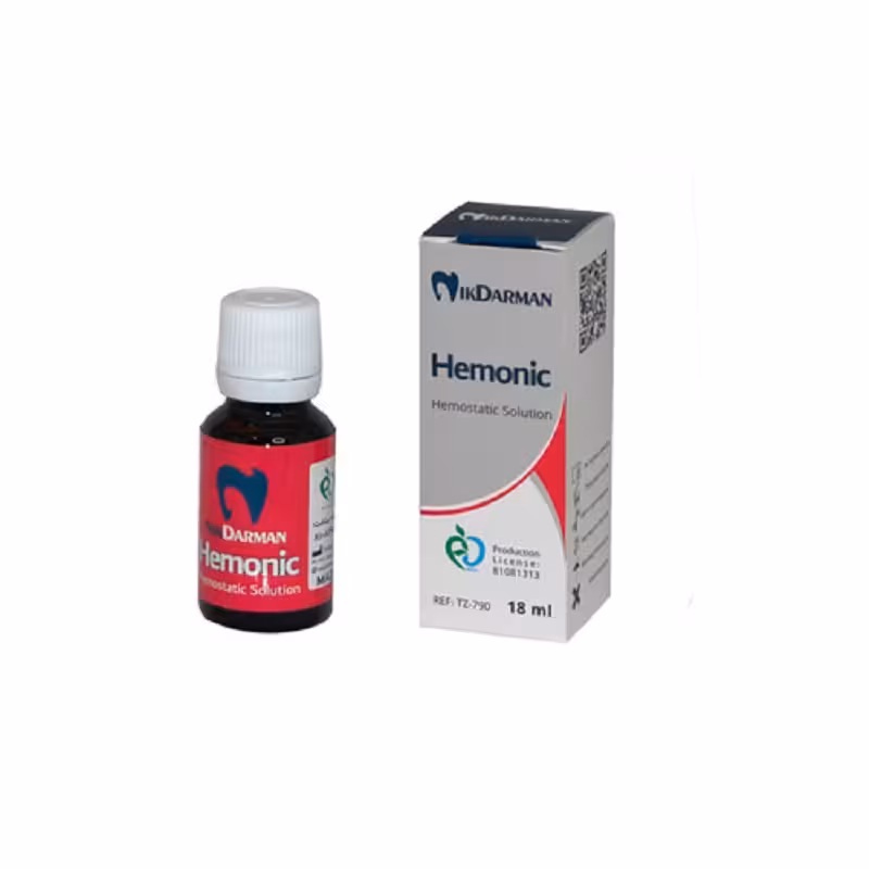 محلول انعقاد خون / Hemonic 25% - فروشگاه اینترنتی مواد و تجهیزات دندانپزشکی