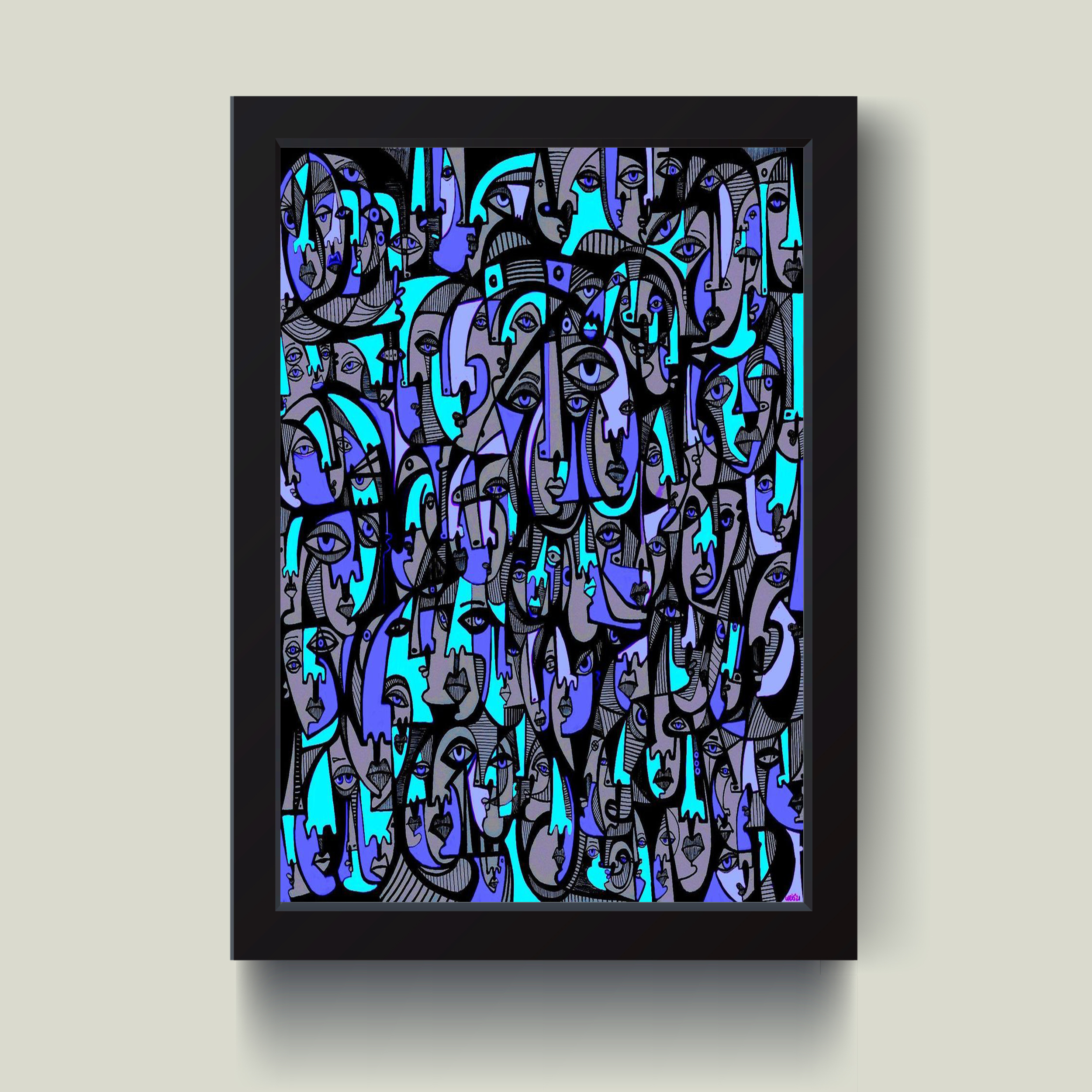 تابلو مدل چهره در چهره کد G15-48