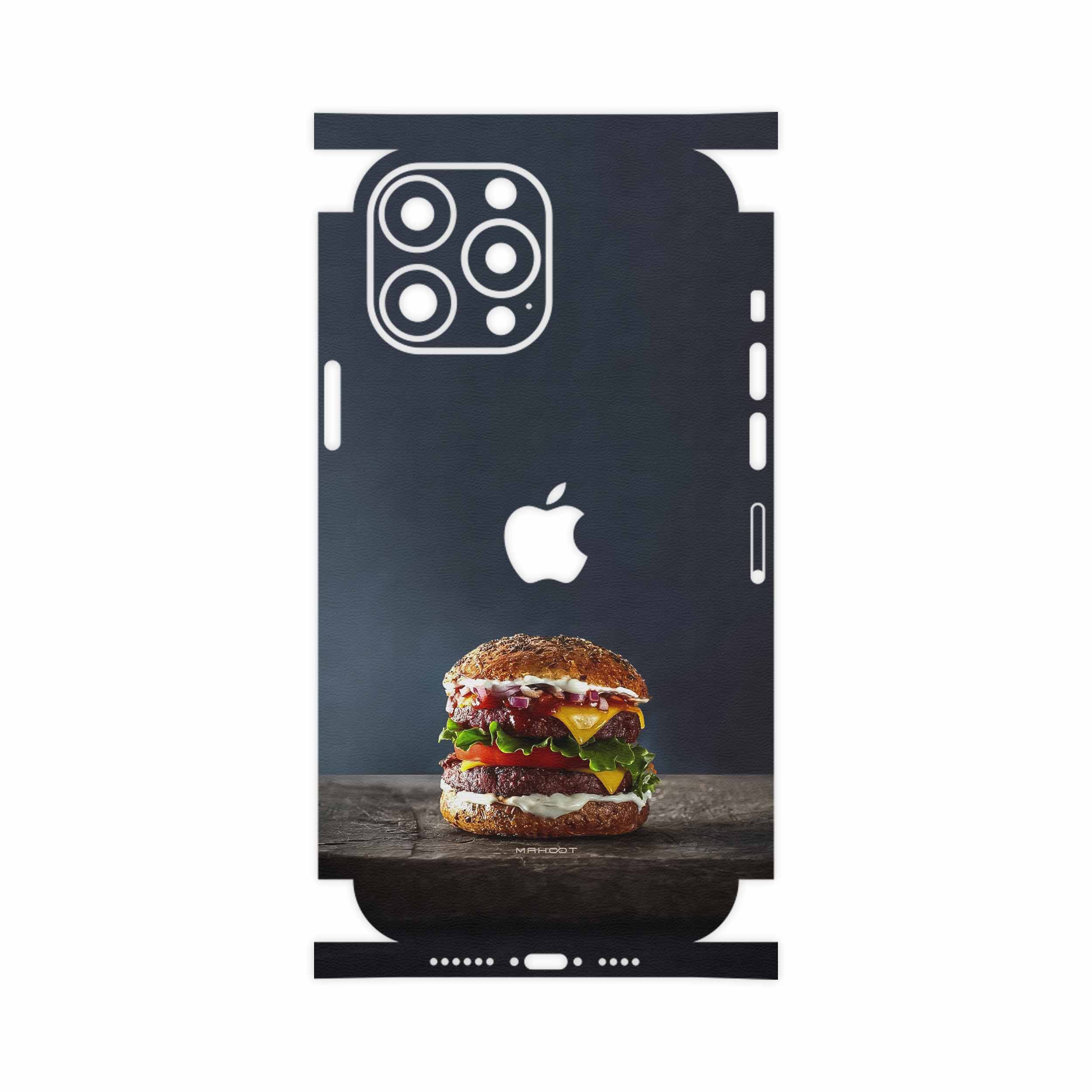 برچسب پوششی ماهوت مدل Hamburger-FullSkin مناسب برای گوشی موبایل اپل iPhone 13 Pro Max