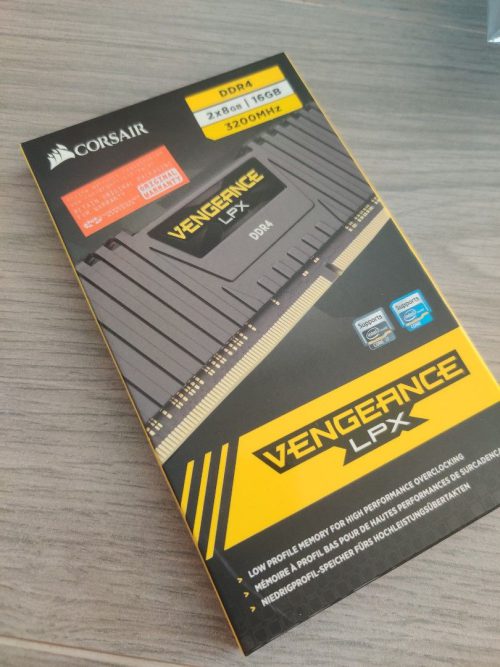 رم دسکتاپ CORSAIR VENGEANCE LPX 16GB (2*8GB) DDR4 3200MHz (اپن باکس) گارانتی بانی نو