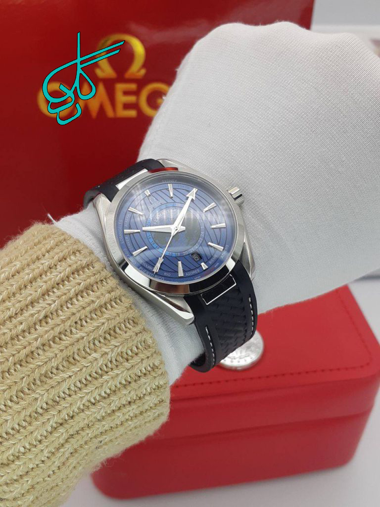 خرید ساعت مردانه امگا سی مستر موتور اتومات ساخت ژاپن جنس استیل رنگ ثابت و ضدحساسیت جنس شیشه سافایر ضدخش کد 1918158 - ردگل