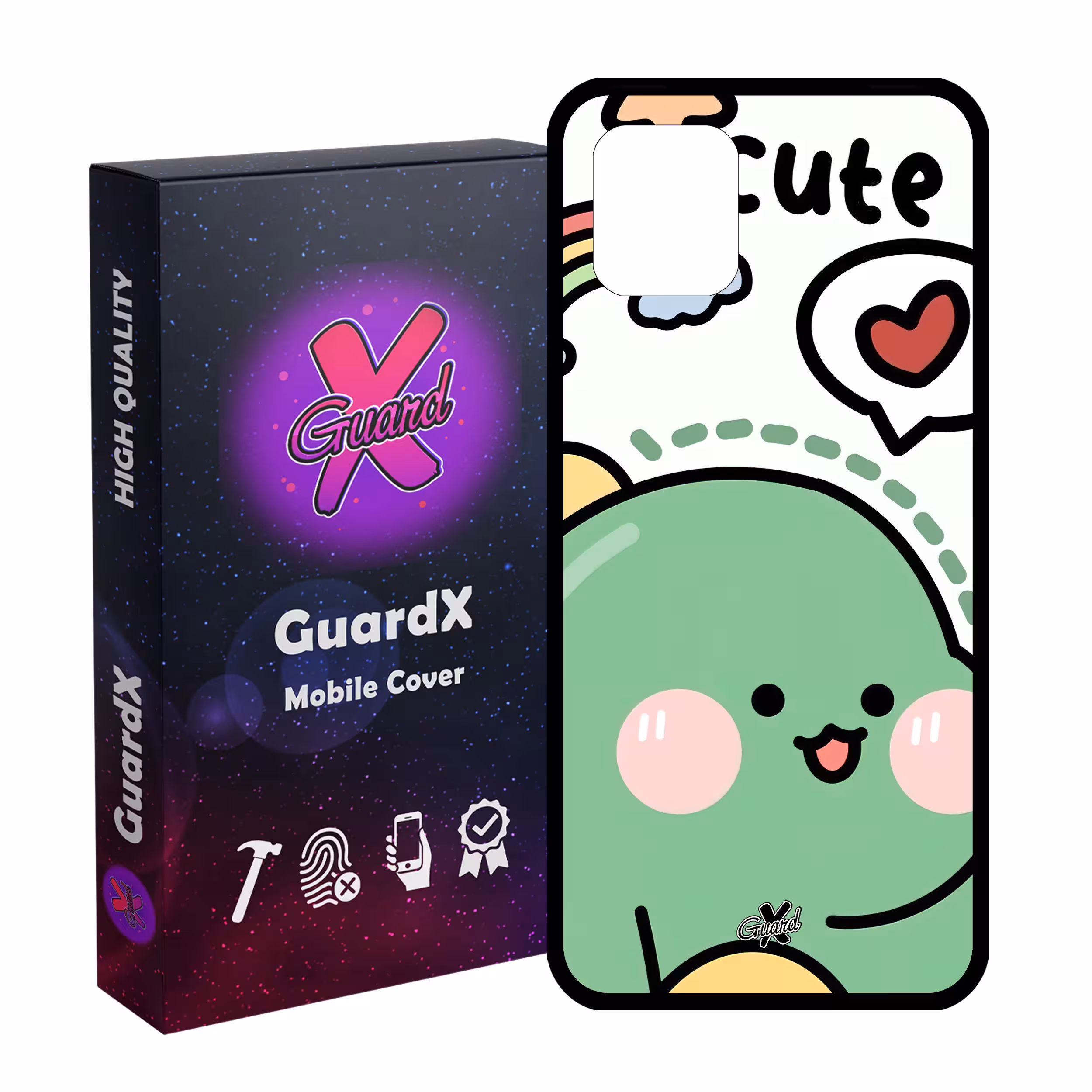 کاور گارد ایکس طرح Cute مدل Glass10561 مناسب برای گوشی موبایل سامسونگ Galaxy Note 10 Lite / A81