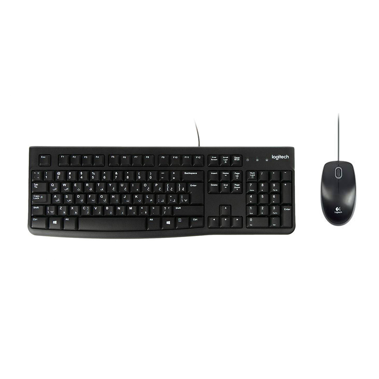 کیبورد و ماوس لاجیتک MK120 با حروف فارسی