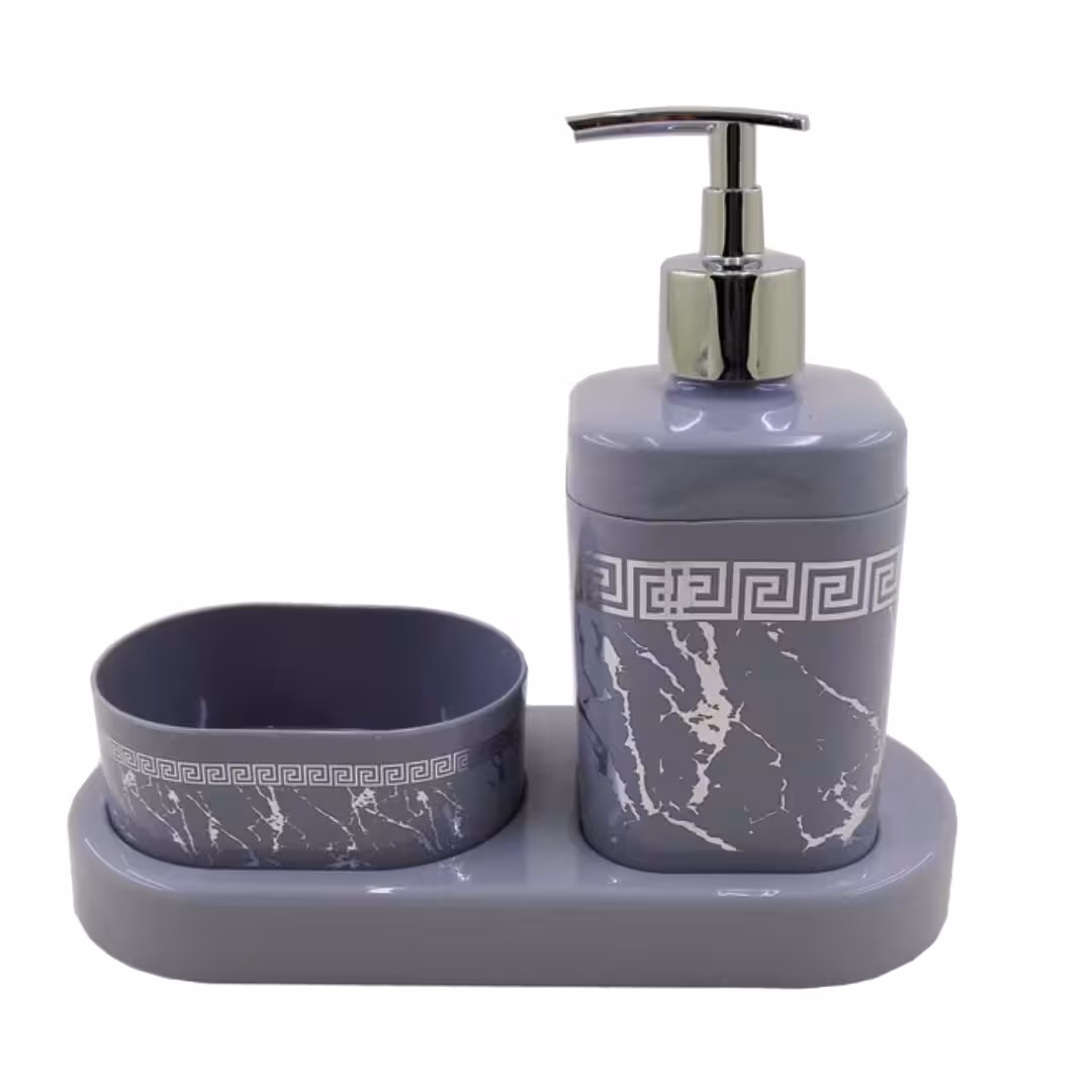 مخزن مایع دستشویی مدل مربع طرح Marble 