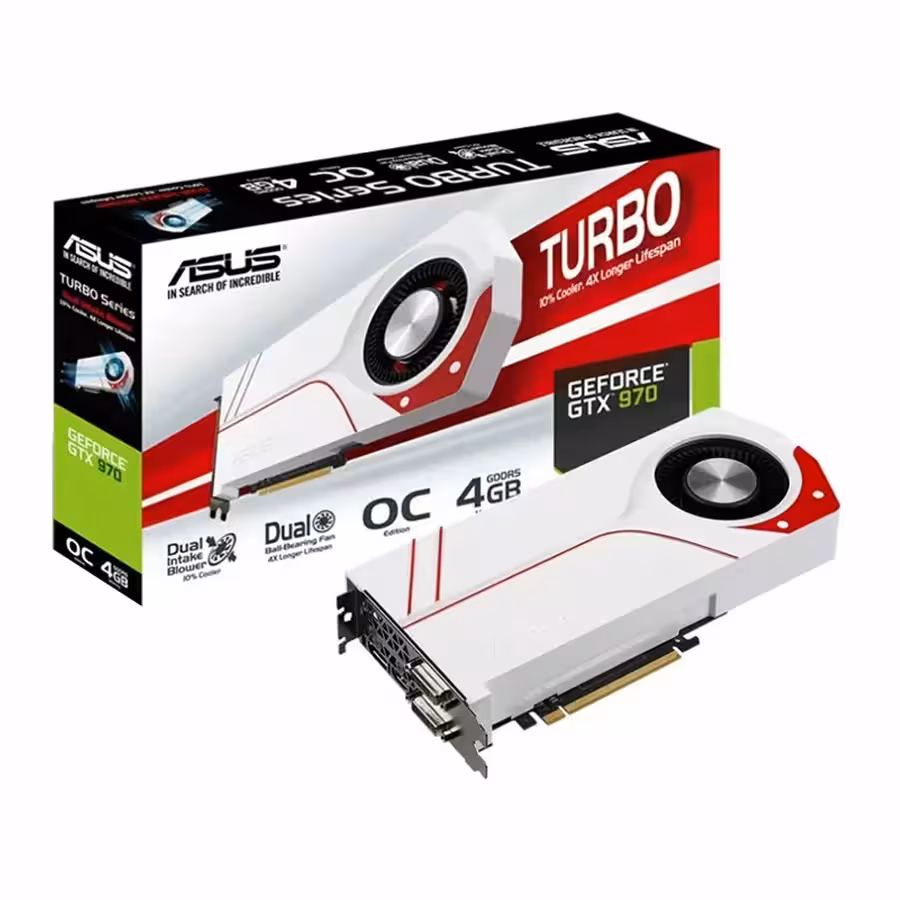 کارت گرافیک ایسوس GTX 970 TURBO OC 4GB GDDR5