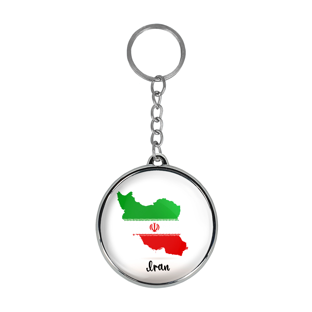 جاکلیدی خندالو طرح پرچم ایران مدل دوطرفه کد 2051320516