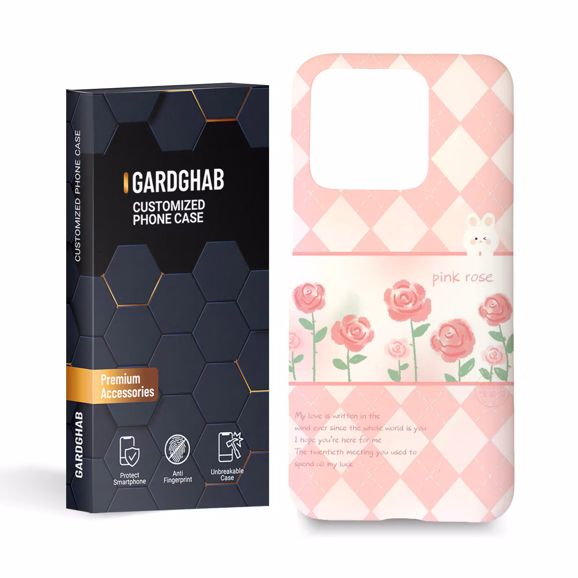 کاور گارد قاب مدل دخترانه مناسب برای گوشی موبایل شیایومی redmi 10a
