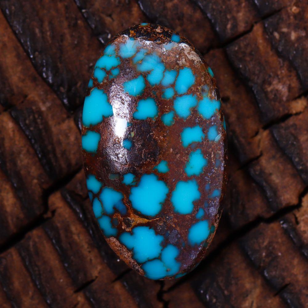 نگین فیروزه شجری کد 12617 - جواهری مشاهیر