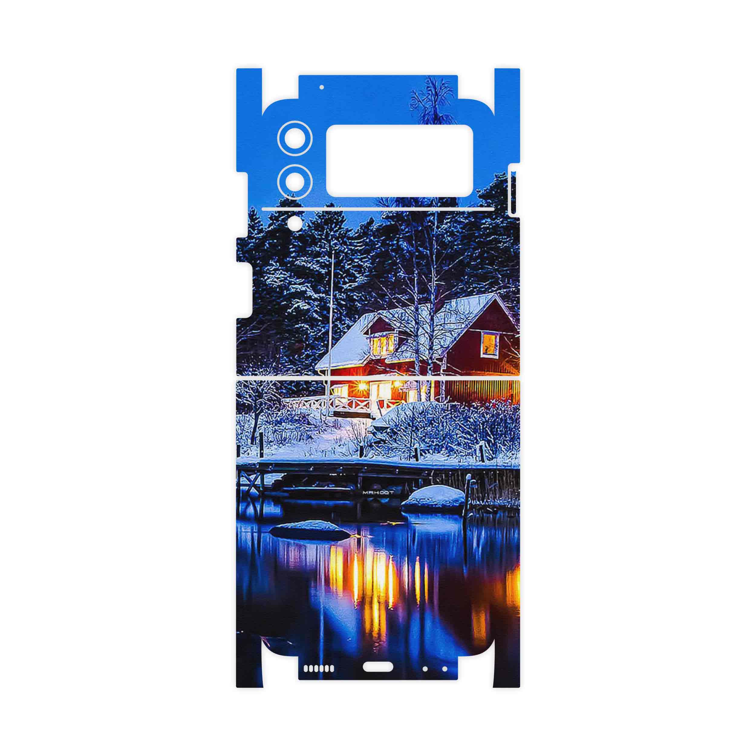 برچسب پوششی ماهوت مدل Winter Season-FullSkin مناسب برای گوشی موبایل سامسونگ Galaxy Z Flip3 5G