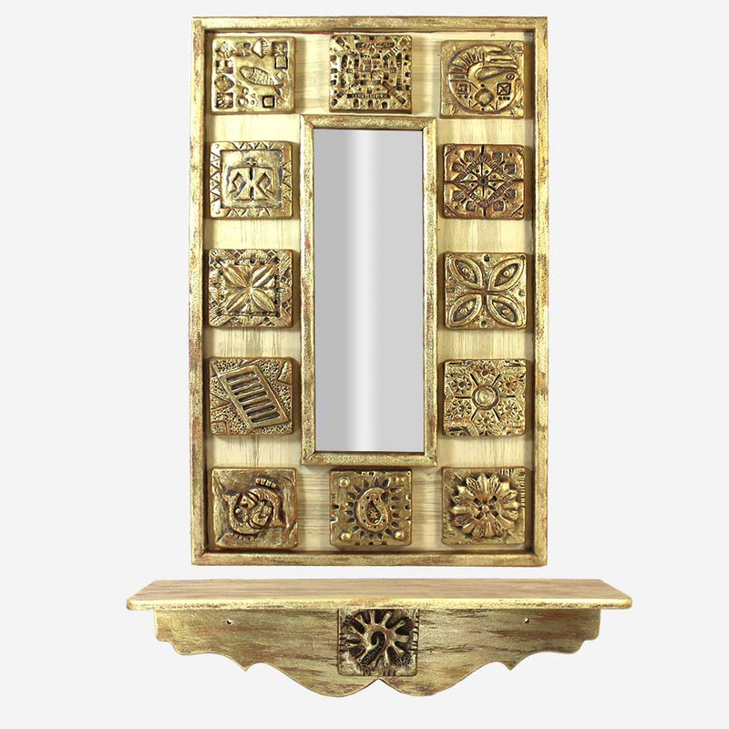 آینه مدل کاشی به همراه کنسول