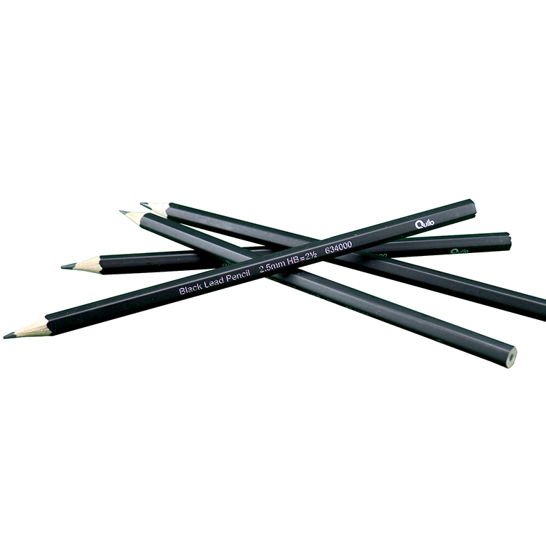 مداد مشکی کوییلو مدل بدنه مشکی Quilo Pencil