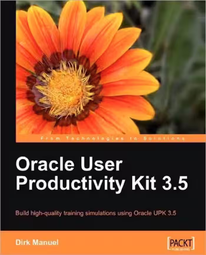 خرید و دانلود نسخه کامل کتاب Oracle User Productivity Kit 3.5