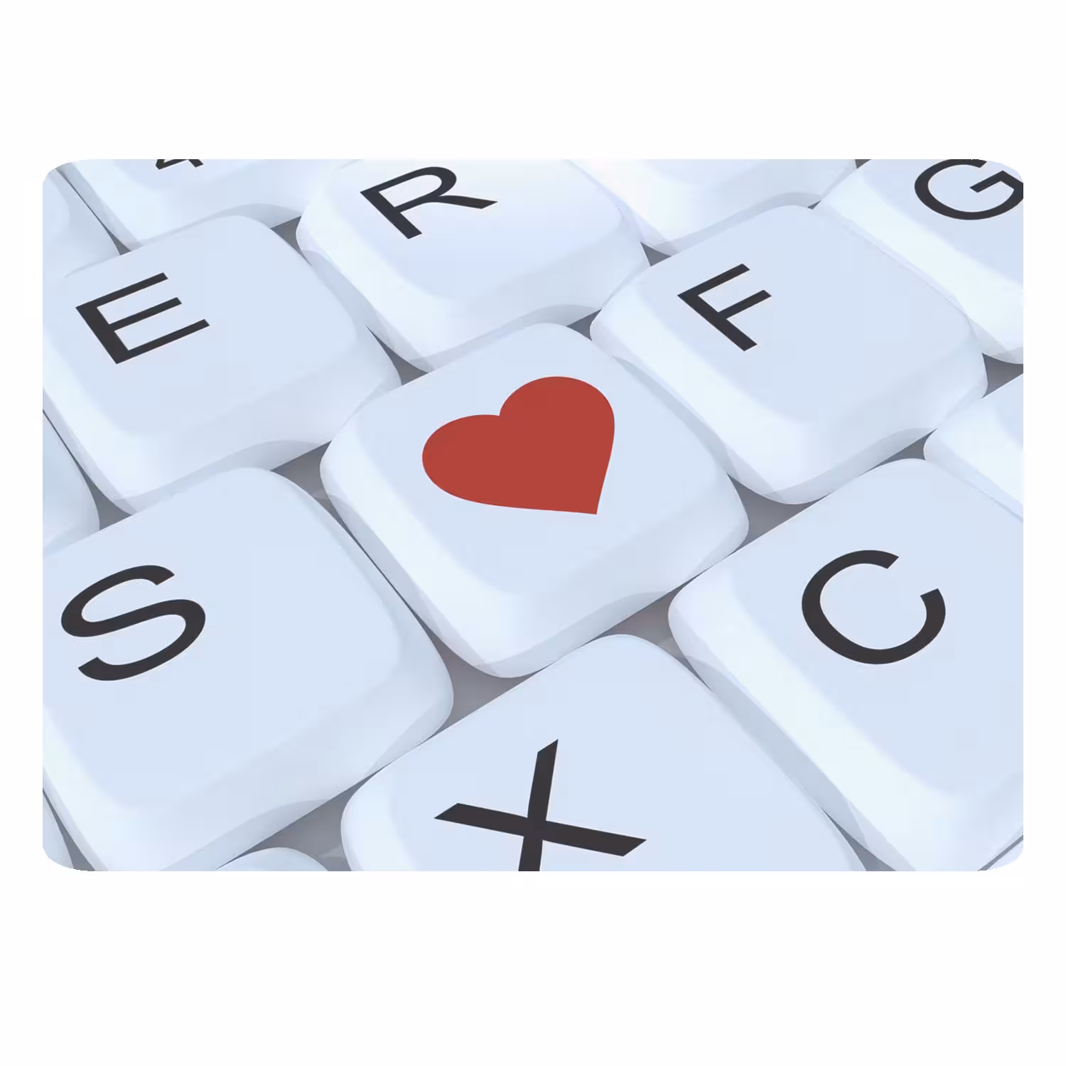 ماوس پد طرح کیبورد کد B10